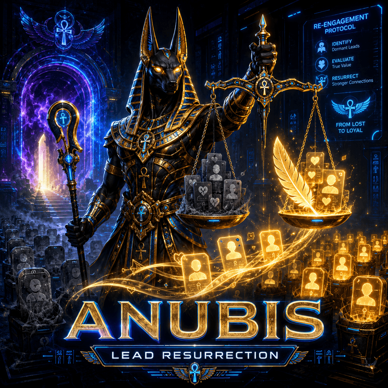 Anubis — Dead lead resurrection and win-back