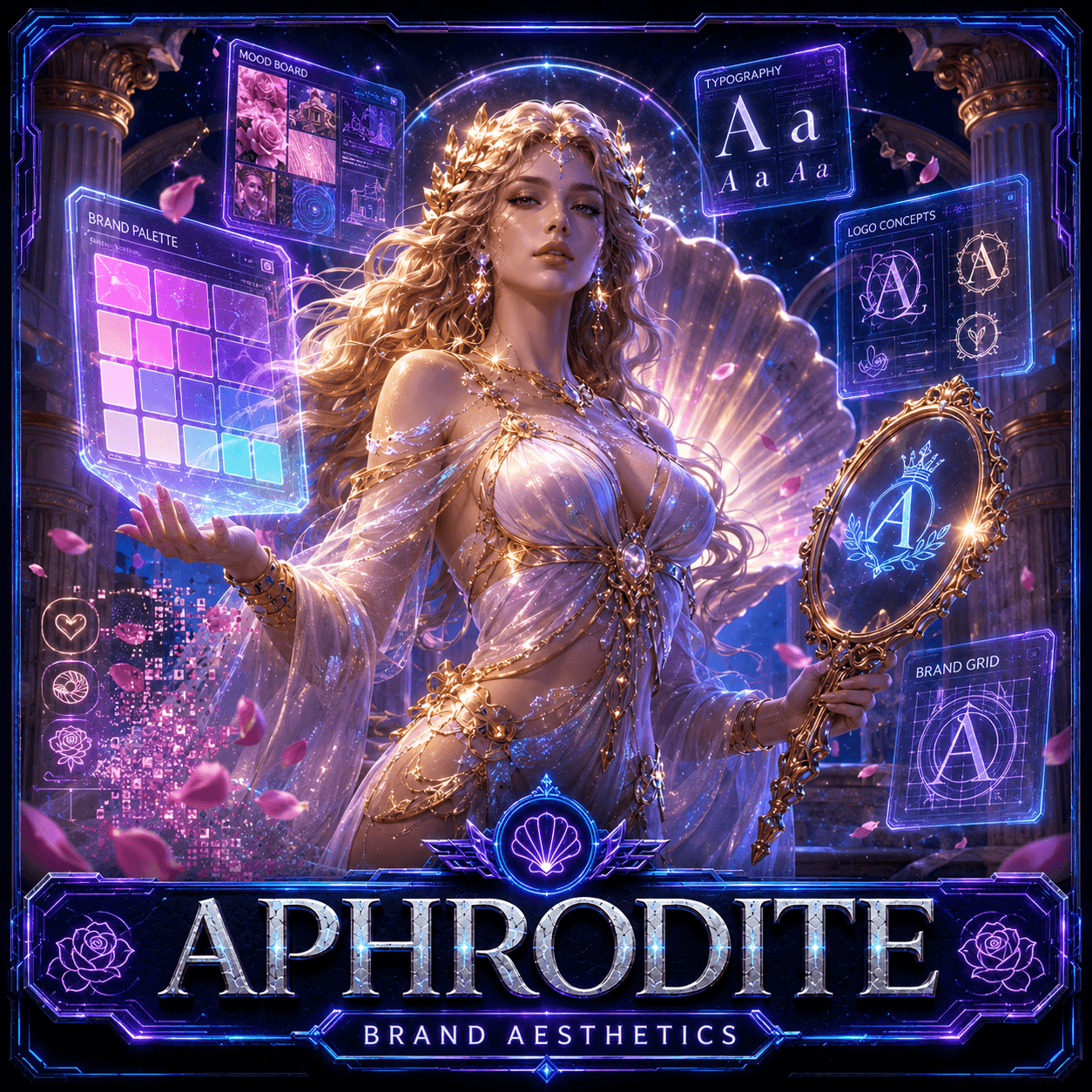 Aphrodite — Brand aesthetics and visual identity