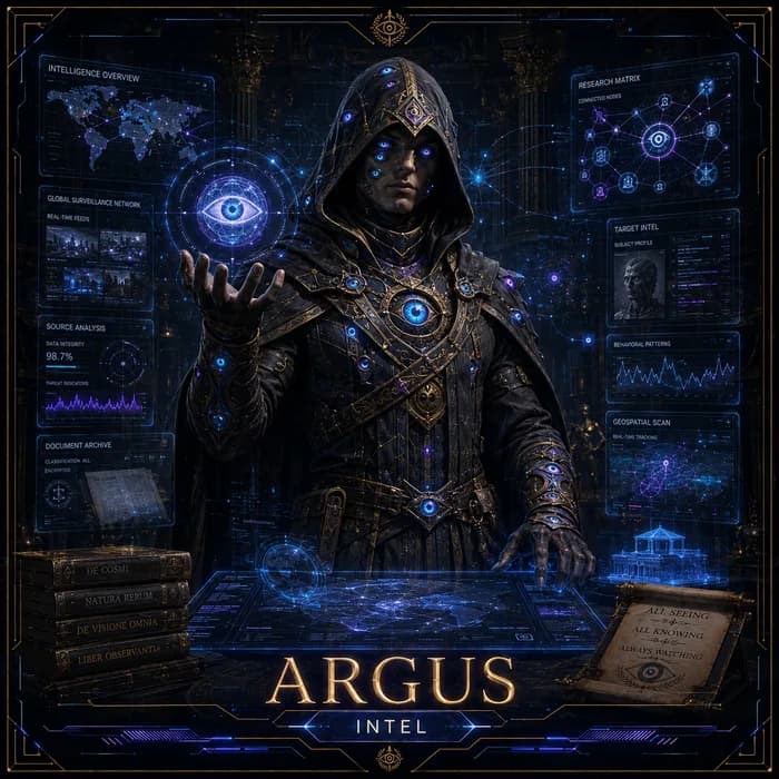Argus — Market intelligence and competitive monitoring