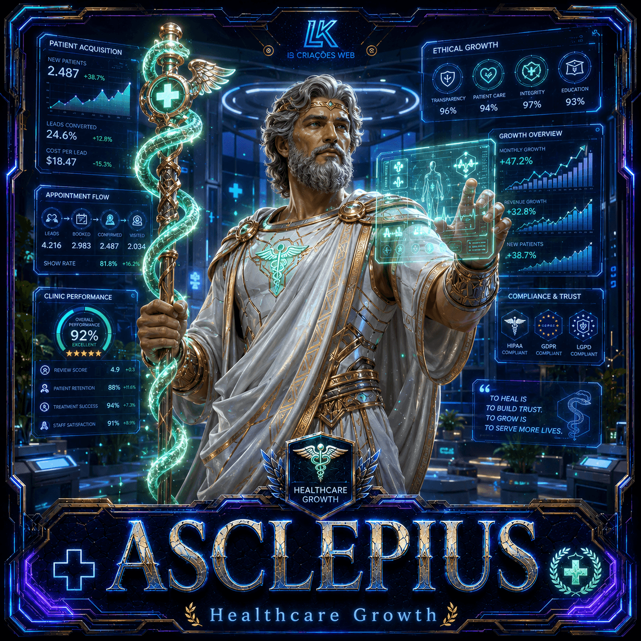 Asclepius — Healthcare marketing and medical-practice growth (compliant)