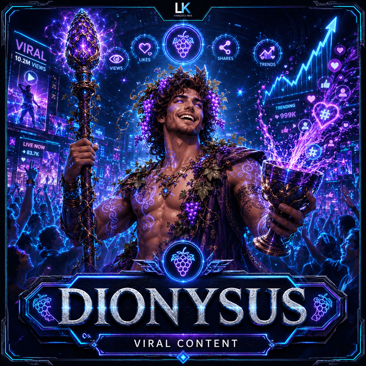 Dionysus — Viral content and trend riding