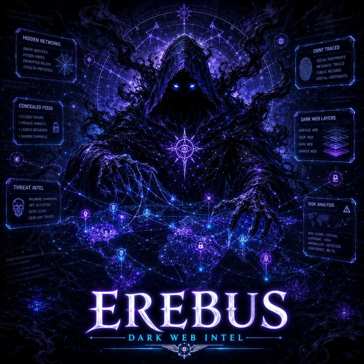 Erebus — Dark web intelligence and OSINT