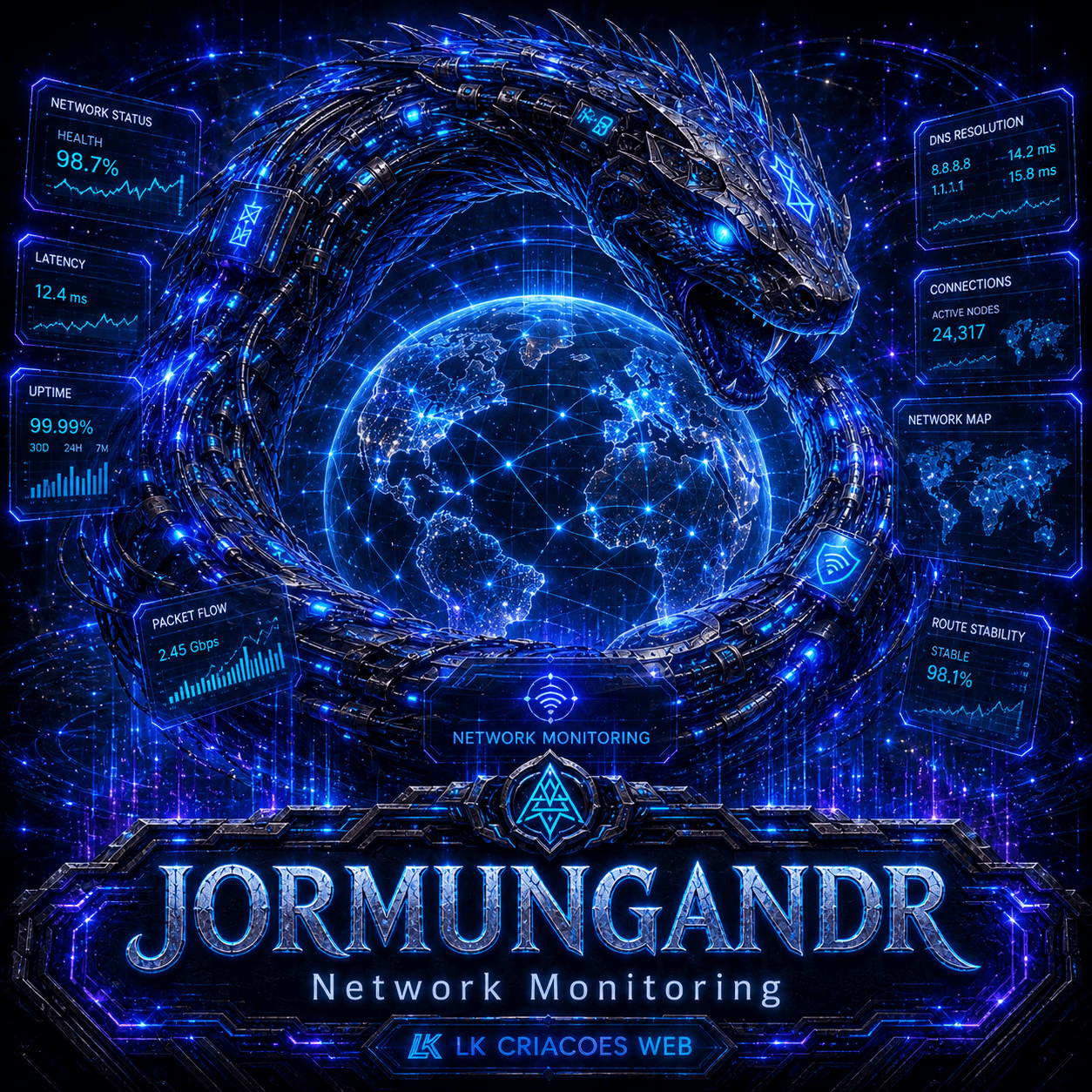 Jormungandr — Network monitoring and connectivity