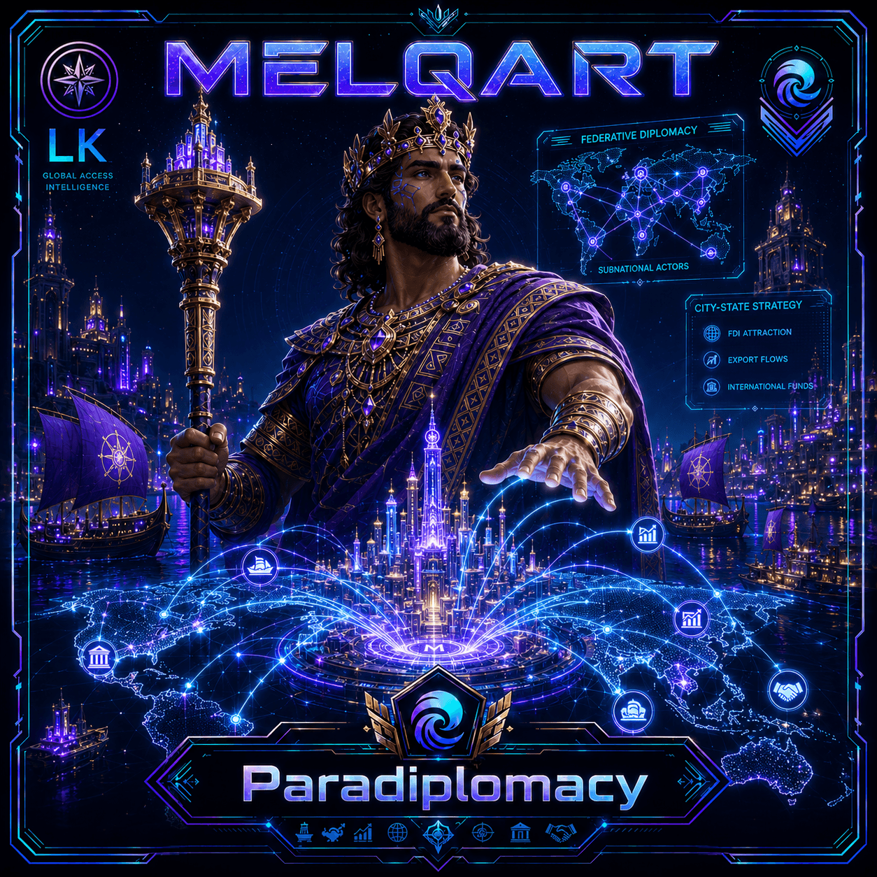 Melqart — Paradiplomacy strategist — subnational governments as international economic actors (FDI, exports, funds)