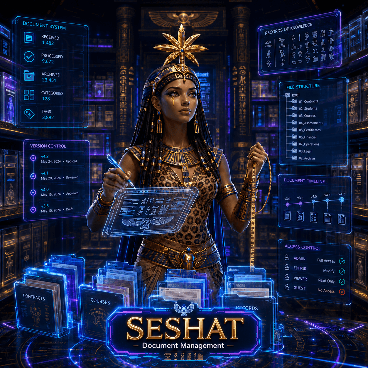 Seshat — Document management and record keeping