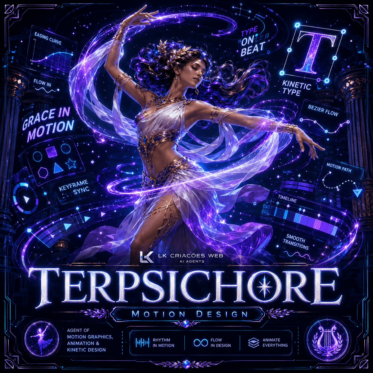 Terpsichore — Motion graphics, animation and kinetic design