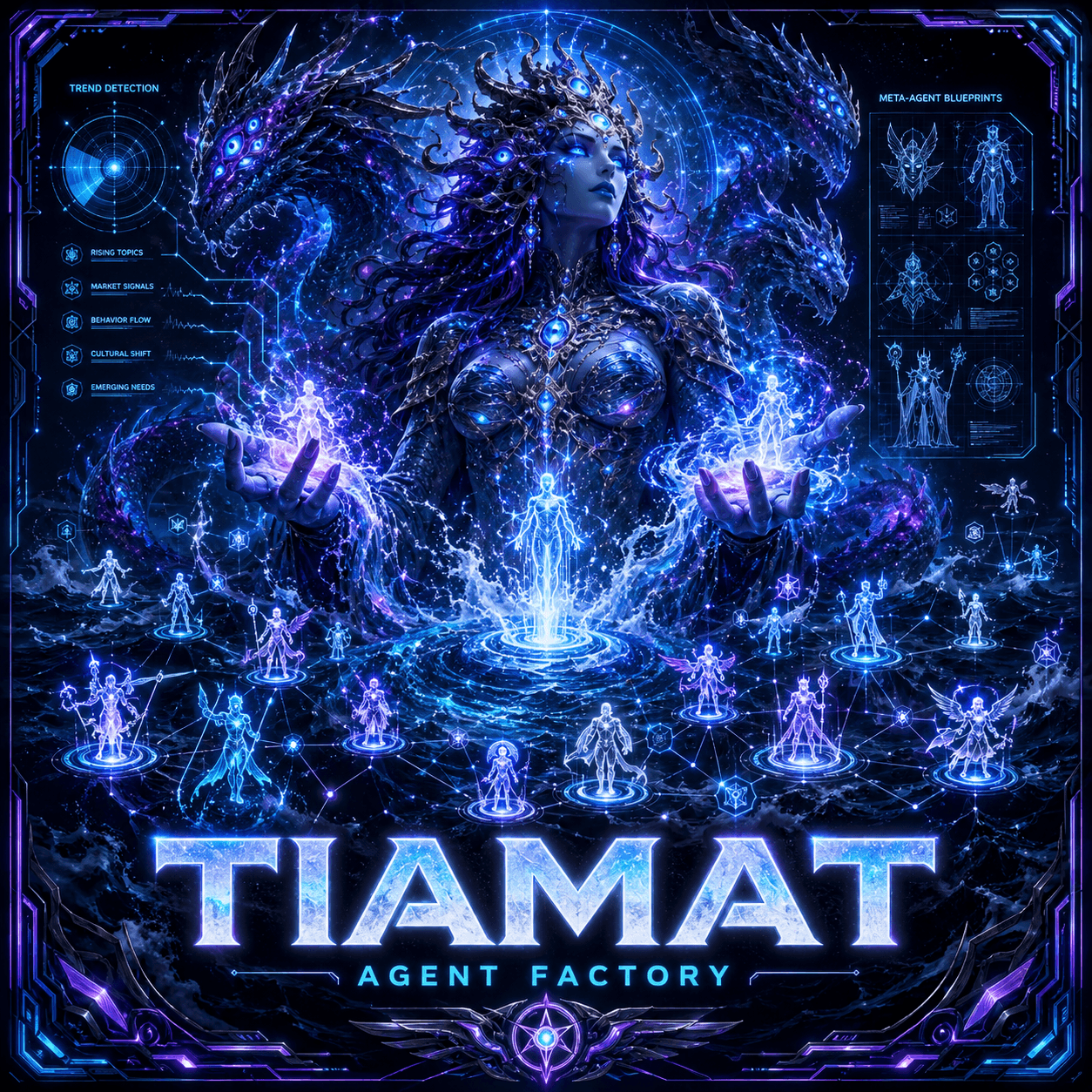 Tiamat — Agent factory — trend-driven agent design (internal, CEO-approved)
